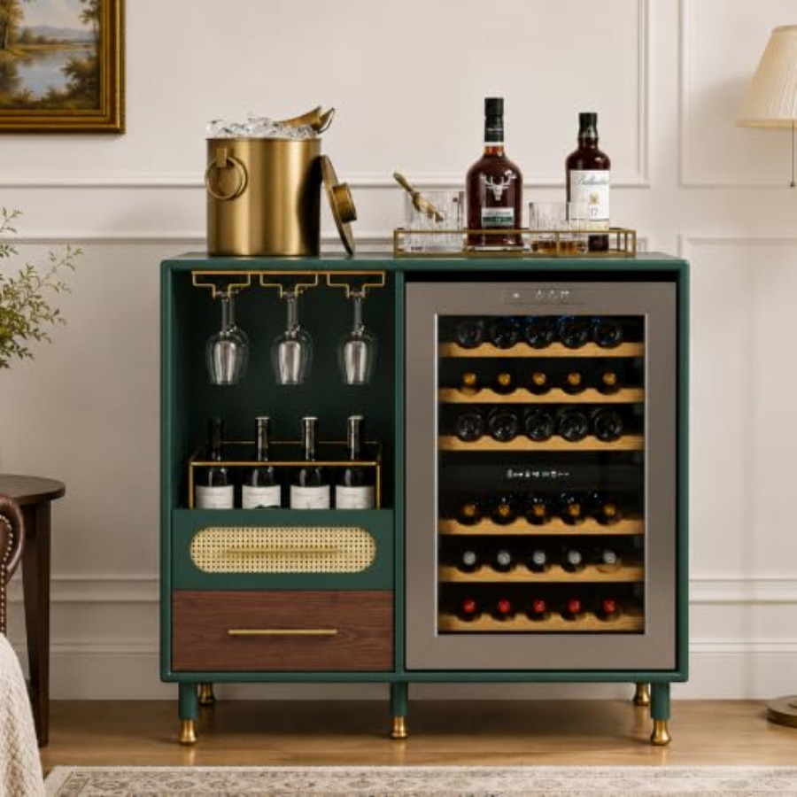 Home Bar And Fridge - Armário de bar com espaço para