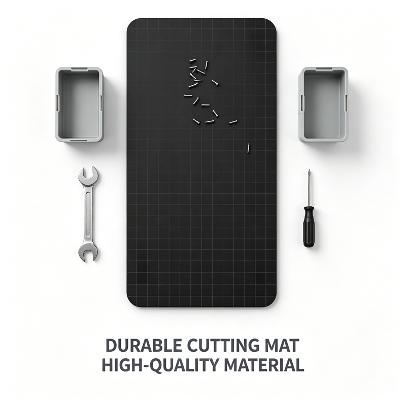Bar Mat Rubber - Tapete Magnético de Silicone para Trabalho,