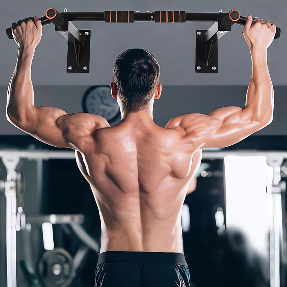 Home Bar And Gym - Barra de Exercícios Ajustável em Aço