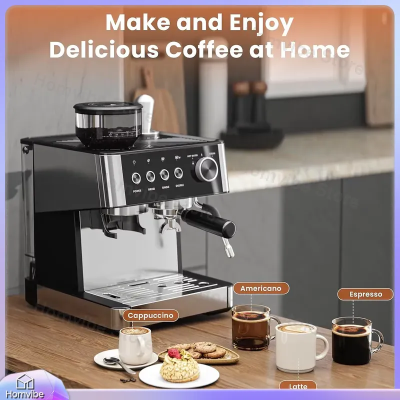 Home Bar And Coffee - Máquina de Café Expresso 20 Bar
