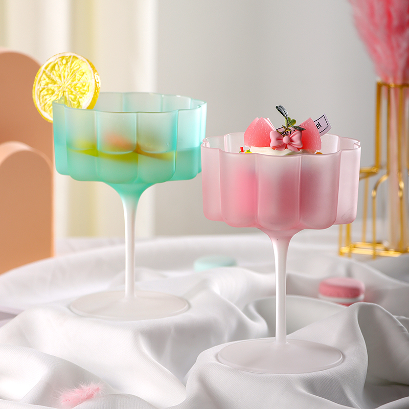 Home Bar Set - Caneca de coquetel de vidro fosco