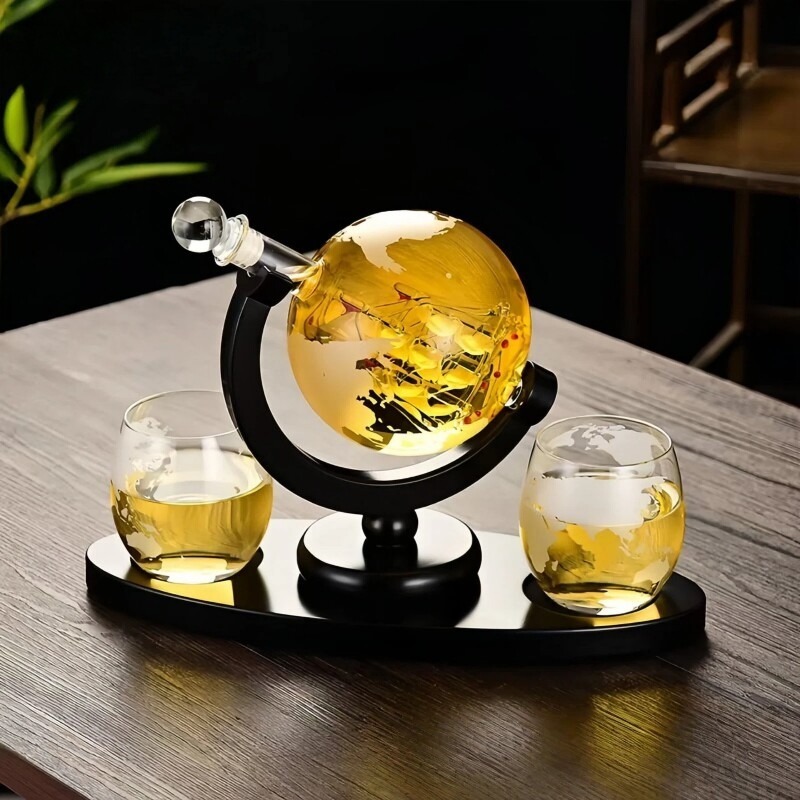 Home Bar Set - Conjunto de Decantador de Vinho Decorativo