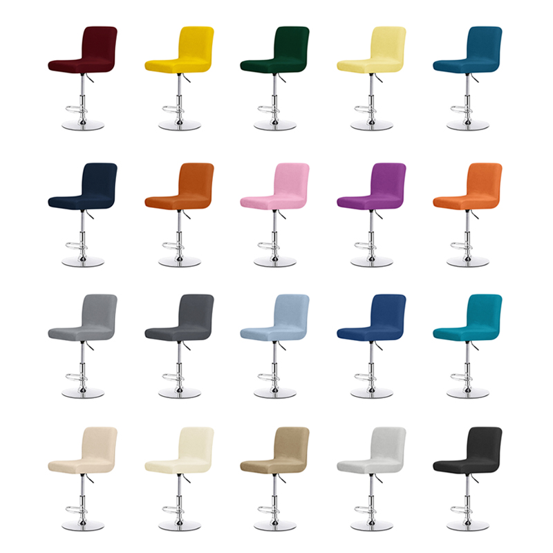 Home Bar Seating - Capa de Cadeira de Veludo em