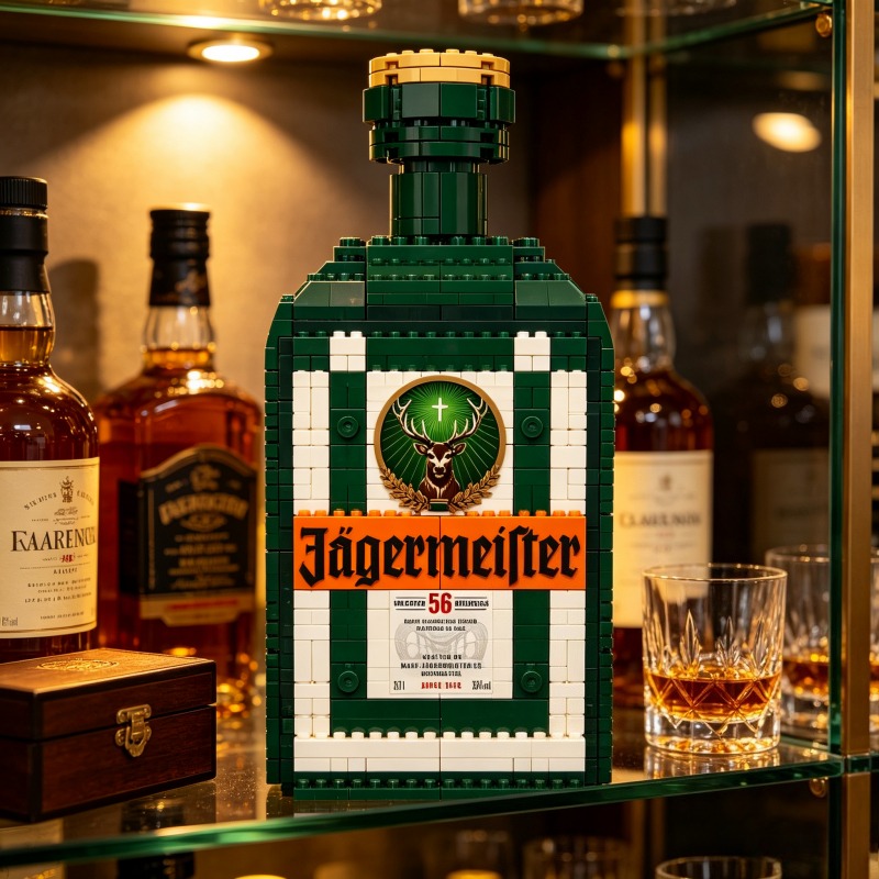 Home Bar Set - Blocos de Montar DIY: Modelo de
