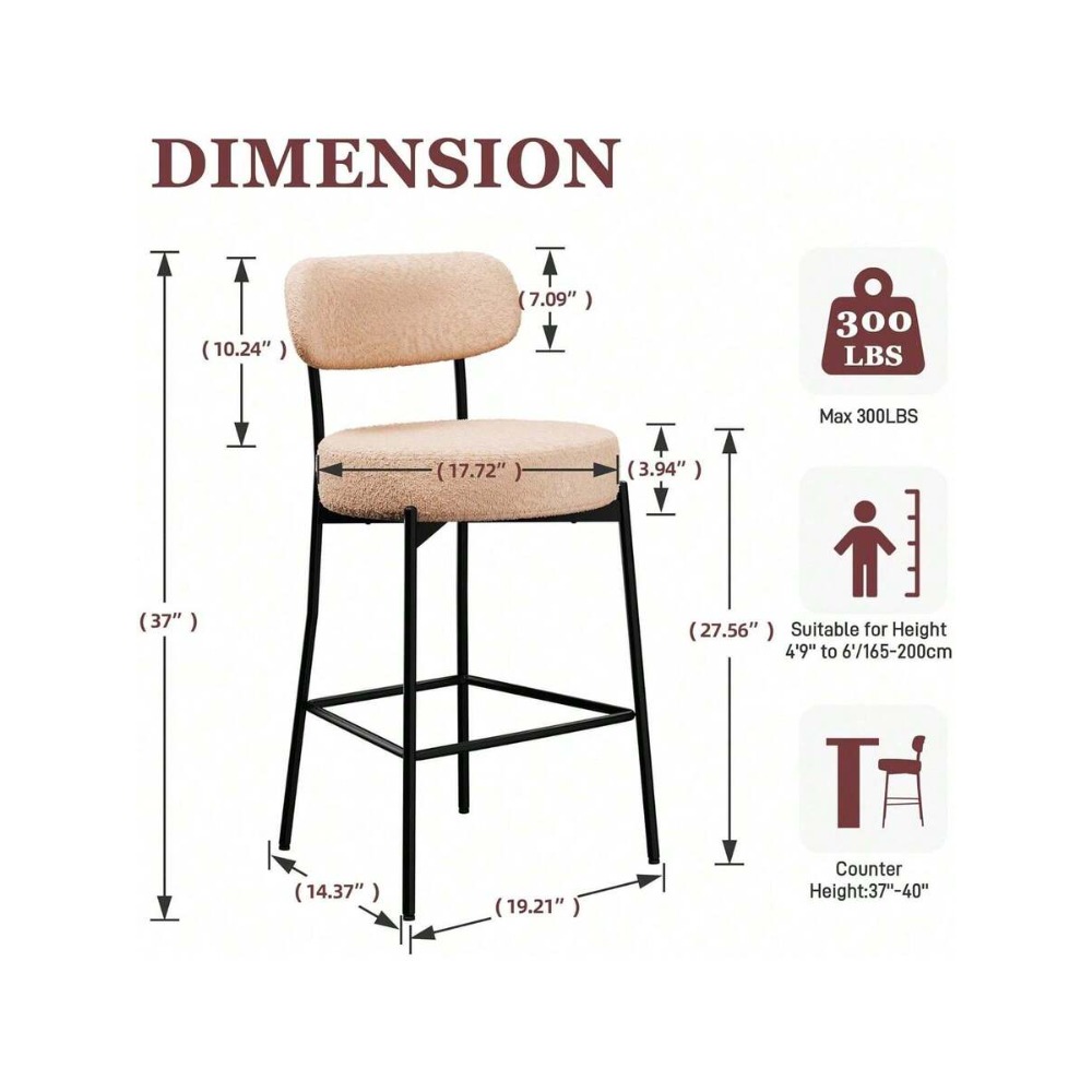 Conjunto de 2 Banquetas de Bar - Home Bar Set avaliação e preço