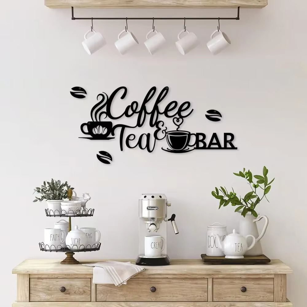 Sinal de metal para bar de caf - Home Bar And Coffee avaliação e preço