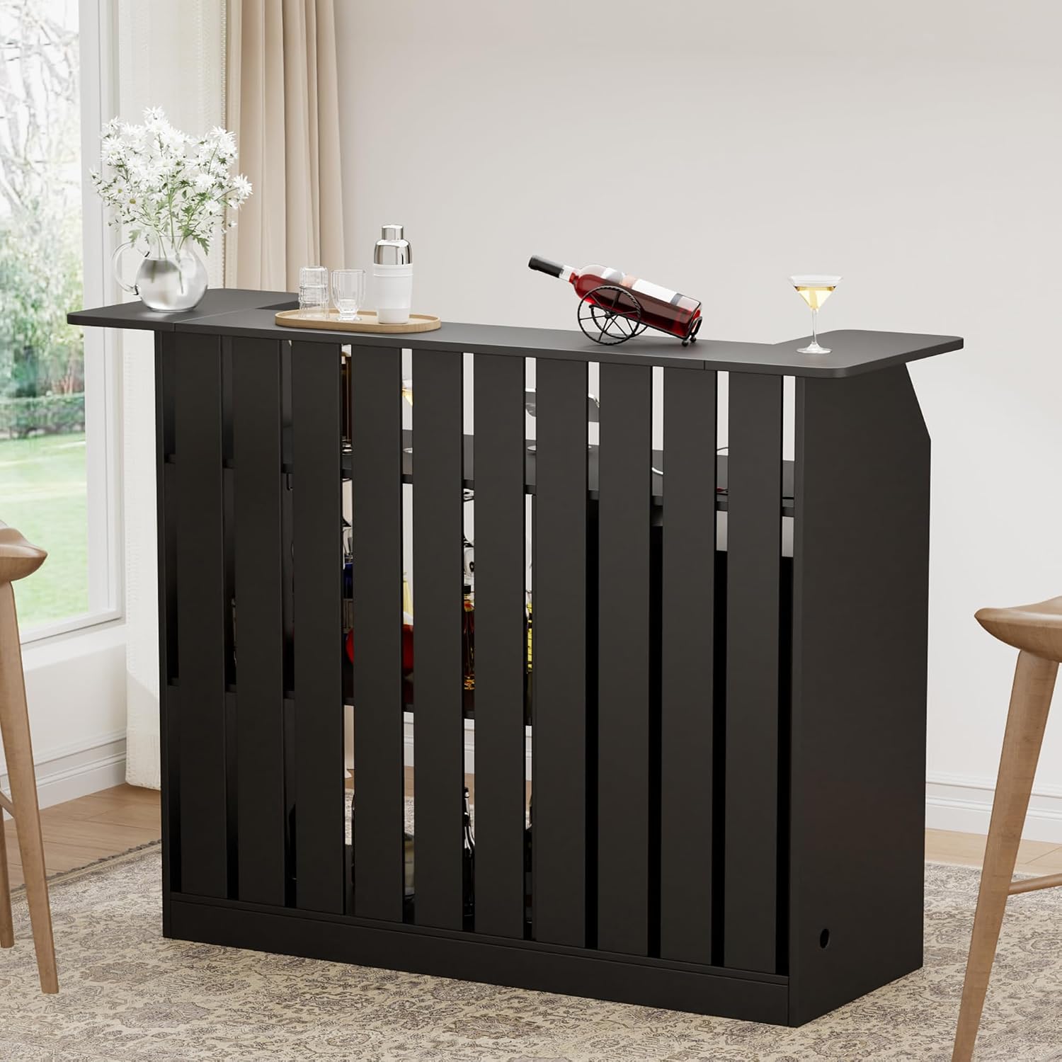 Mesa Bar em Forma de U com Esp - Home Bar And Fridge avaliação e preço
