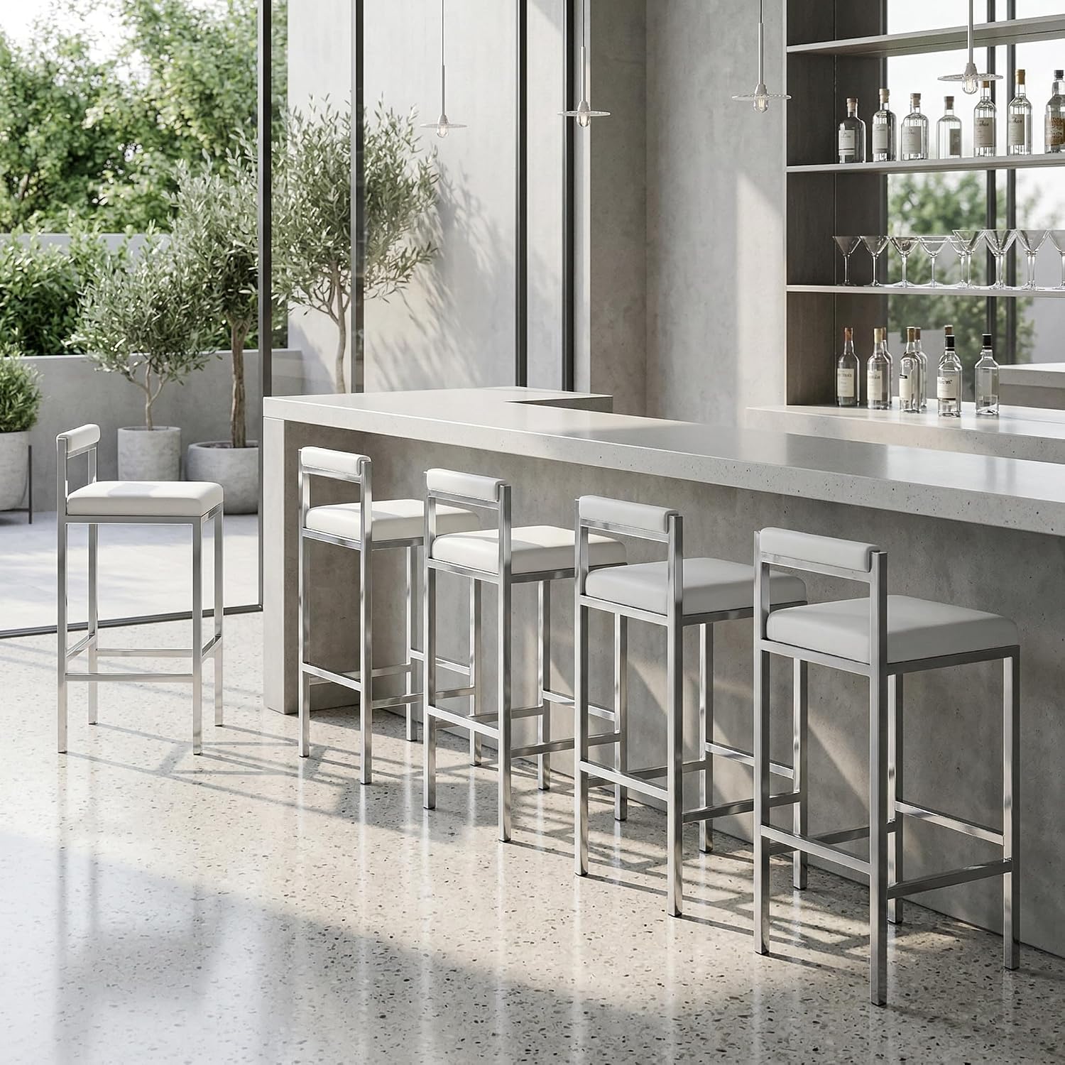 Conjunto de 2 Banquetas de Bar - Home Bar And Counter avaliação e preço