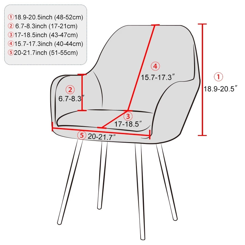 1/4/6 pçs elástico polar velo  - Home Bar Seating avaliação e preço