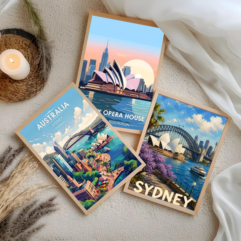 Pôster de Arte de Viagem de Sy - Home Bar Sydney avaliação e preço
