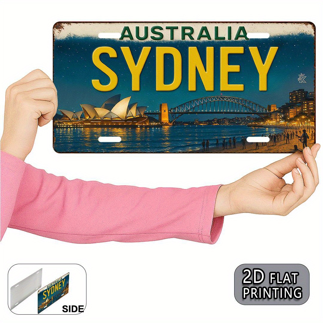 Placa de Metal Vintage da Aust - Home Bar Sydney avaliação e preço