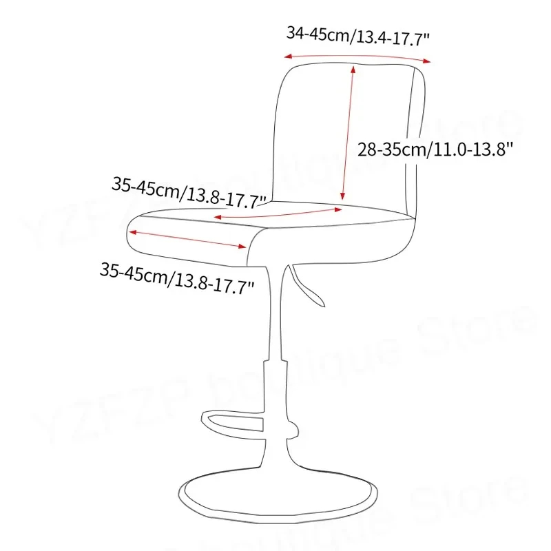 Capa de Cadeira de Veludo em C - Home Bar Seating avaliação e preço