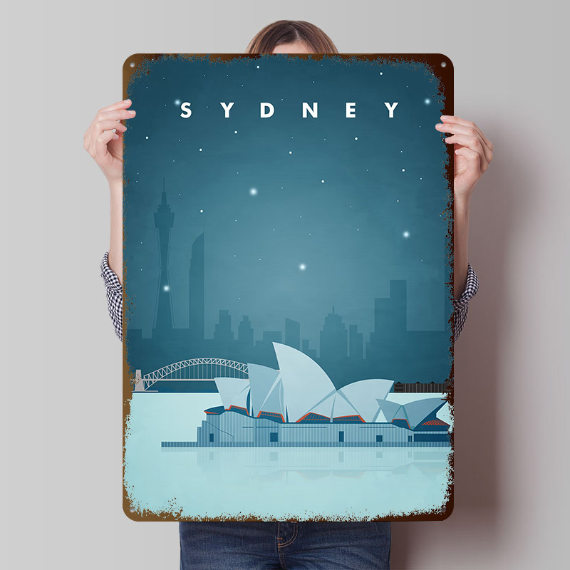 Pôster de Viagem de Sydney, Pl - Home Bar Sydney avaliação e preço